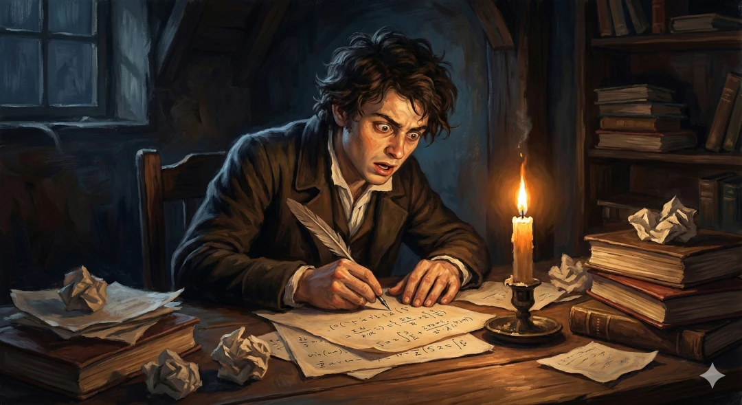 O Gênio que Não Tinha Tempo: O que Évariste Galois nos ensina sobre a urgência de anotar